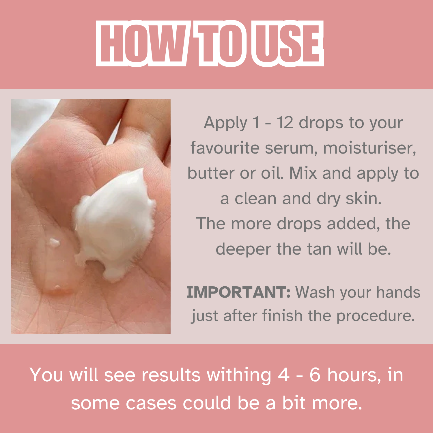Sunless Tanning Drops