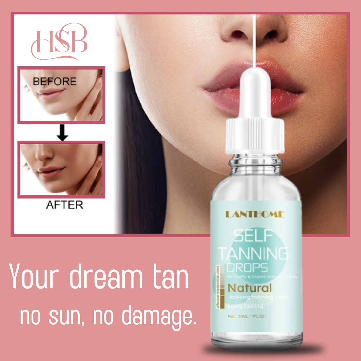 Sunless Tanning Drops