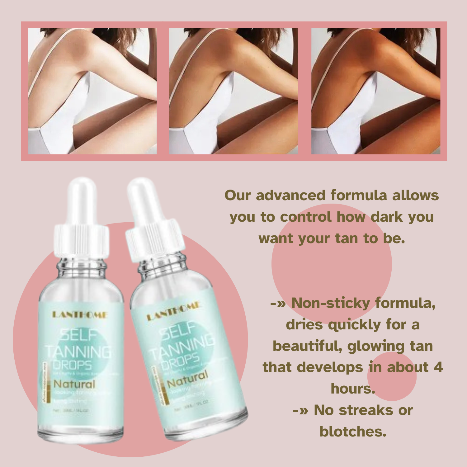 Sunless Tanning Drops
