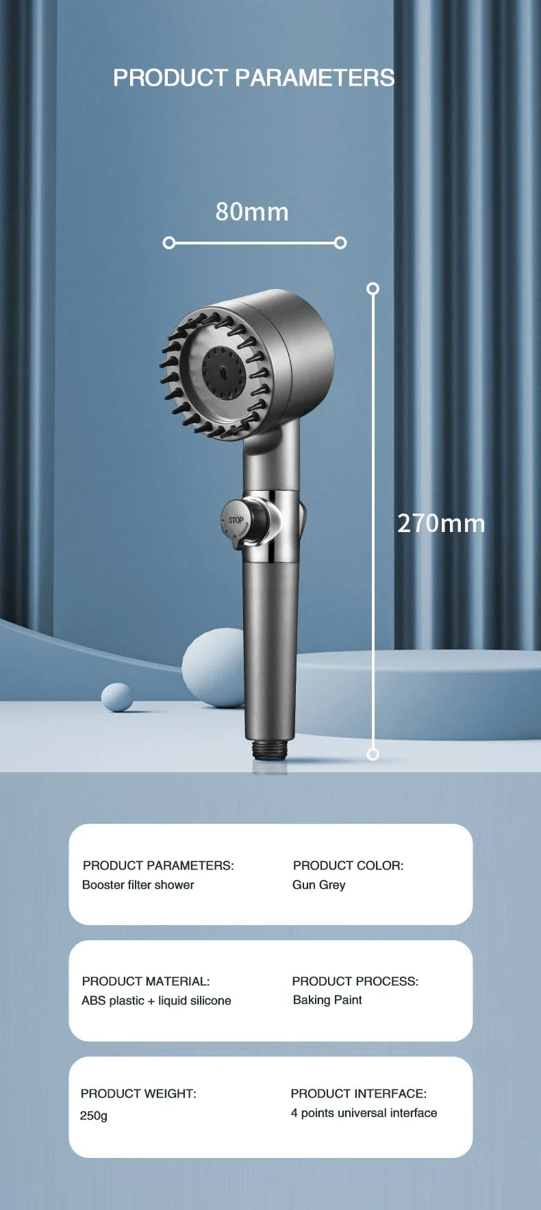 Multifunctional Massage Shower