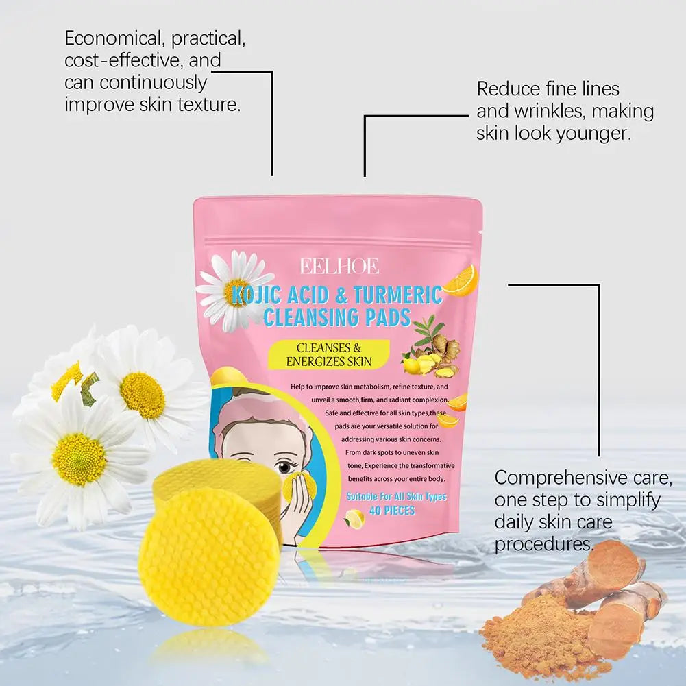Glow Exfoliate Turmeric Pads
